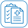 Blue icon for NAVIFY Clinical Trial Match app