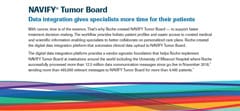 Partial cover of NAVIFY® Tumor Board Case Study: Data integration gives specialists more time with patients